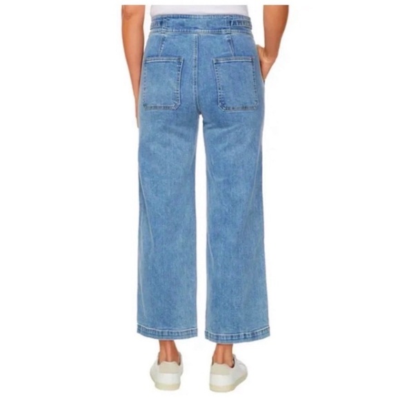 HUDSON Wide Leg Crop Jeans - Picture 3 of 6